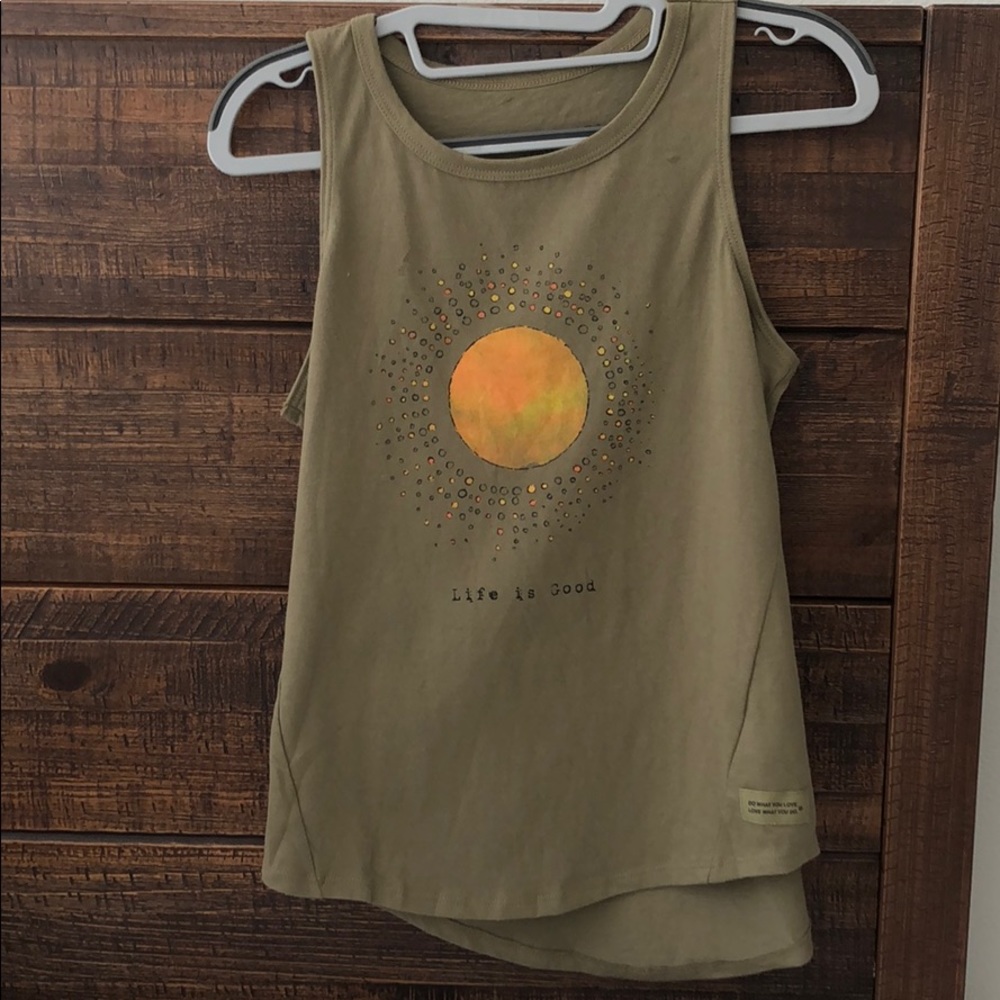 Life is good tank top